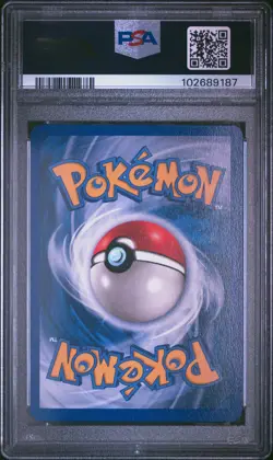 2002 POKEMON EXPEDITION #54 MEGANIUM-REVERSE FOIL PSA 9 - Image 2