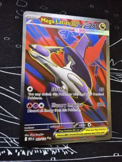 2025 Pokemon Mega Evolution MEG EN Latias ex Ultra Rare #163/132 - Image 1