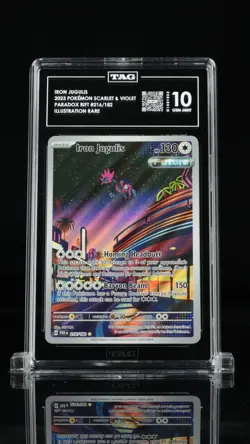 2023 Pokemon Iron Jugulis 216/182 Illustration Rare TAG 10 GEM MINT - Image 1