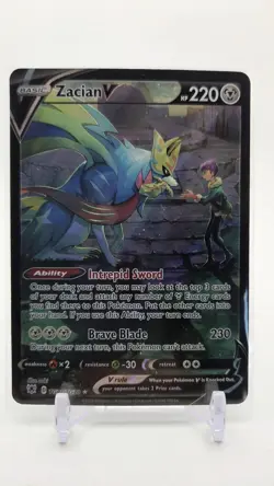 Pokemon TCG - Zacian V TG21/TG30 Astral Radiance Trainer Gallery Near Mint - Image 1
