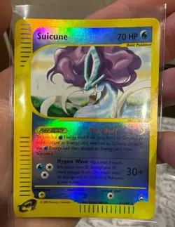 Pokemon Suicune Holo Reverse MP 37/147 Aquapolis 2003 E-Reader - Image 1