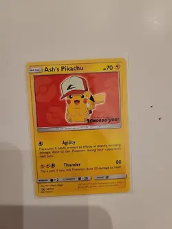 2017 Pokemon TCG - Sun & Moon Promo Ash's Pikachu Lot - SM 109 110 111 112 113 - Image 2