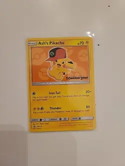 2017 Pokemon TCG - Sun & Moon Promo Ash's Pikachu Lot - SM 109 110 111 112 113 - Image 4