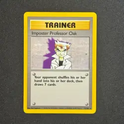 Imposter Professor Oak 073/102 Base Set Regular Pokemon TCG - Image 1