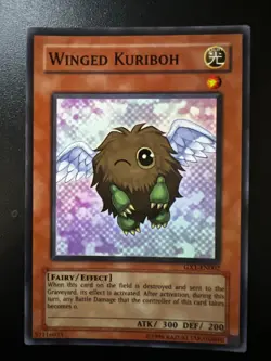 Winged Kuriboh GX1-EN002 Super Rare Light Play+ Yugioh - Image 1
