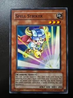 Spell Striker WC07-EN001 Super Rare Game Promo Light Play+ Yugioh - Image 1