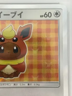 PSA 9 Poncho Wearing Eevee 139/SM-P Mega Promo 2017 Pokemon Card Japanese Ver - Image 3