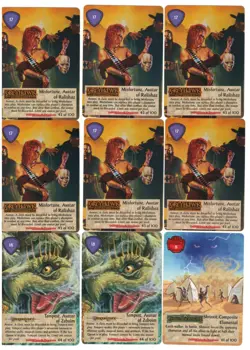 Spellfire CCG Powers Booster set Lot of 801 cards 580 common 203 Uncomm 18 Rare - Image 4