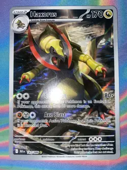 Haxorus Black Bolt Illustration Rare Pokemon Card 147/086 - Image 1