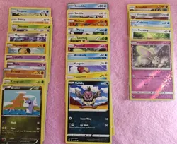 Pokemon Cards Lot, 24+ 1 Reverse Holo Cards Lot. Common/Uncommon. Bulk Lot.#3 - Image 1
