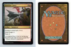 Steelclaw Lance #202/269 MTG Throne Of Eldraine 2019 Uncommon TCG Card - Image 1