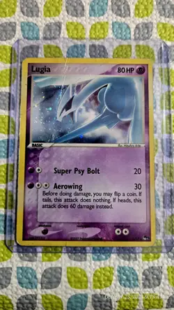 Pokemon TCG Lugia Promo Card 2/17 5 Rare Holo - Image 1