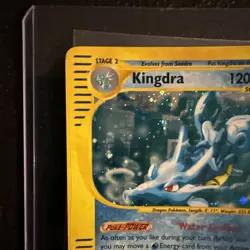 Pokemon Kingdra TCG Holo Rare Card Aquapolis H14/H32 Rare Pokemon 2002 MP - Image 3