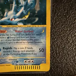 Pokemon Kingdra TCG Holo Rare Card Aquapolis H14/H32 Rare Pokemon 2002 MP - Image 5