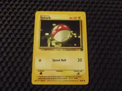 Pokemon TCG WOTC Team Rocket Voltorb NON- Holo Rare Card 69/82 NM/LP - Image 1