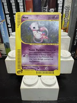 MP Mew 19/165 Holo Rare Expedition Nintendo Pokemon Card - Image 2