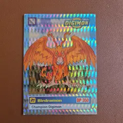 Digimon Animated Series 1999 Trading Card Bandai Holo Prism Birdramon 23/34 - Image 1