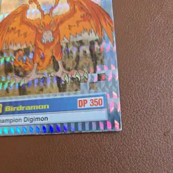Digimon Animated Series 1999 Trading Card Bandai Holo Prism Birdramon 23/34 - Image 3
