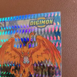 Digimon Animated Series 1999 Trading Card Bandai Holo Prism Birdramon 23/34 - Image 4