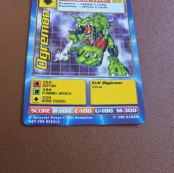 Digimon - Ogremon CP-04 Cereal Promo Digimon Trading Card VG Condition - Image 2