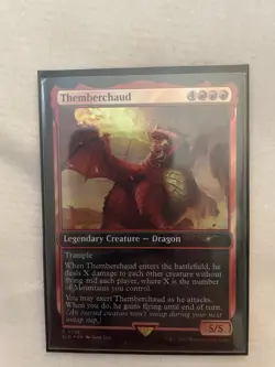 MTG Secret Lair x Dungeons & Dragons #0728 Themberchaud Foil - Image 1