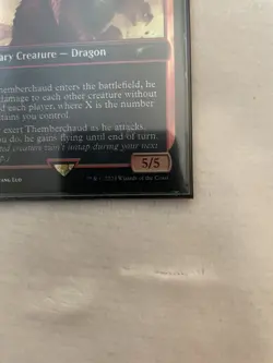 MTG Secret Lair x Dungeons & Dragons #0728 Themberchaud Foil - Image 5