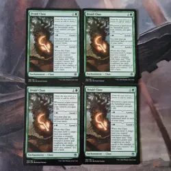 MTG 4 X Druid Class 180 Adventures In The Forgotten Realms AFR Playset Regular - Image 1