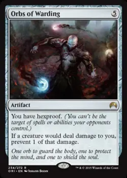 [1x] Orbs of Warding - Foil Played, English Magic Origins MTG Magic - Image 1