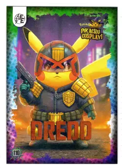 Dredd (Pikachu) #110 - Galaxy Holo - Electric Pikachu Cosplay - Pokemon - Image 1