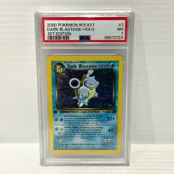 Dark Blastoise 3/82 - 1st Edition - Team Rocket - PSA 7 - Graded Pokemon - Image 1