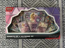 Pokemon TCG: Mimikyu ex & Alcremie ex Premium Collection Box - In Hand - Image 1