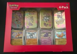 Pokemon TCG: Scarlet & Violet 151 Mini Tins 4 Pack SAMS CLUB SEALED IN HAND NEW - Image 1