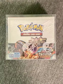 Pokemon TCG SV Obsidian Flames Booster Box FACTORY SEALED Including Protector! - Image 1