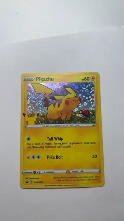 Pokemon Sword & Shield Black Star Promos Pikachu Cosmos Holo SWSH039 LP-NM - Image 1