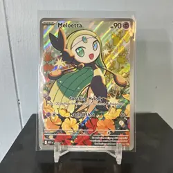 Pokemon TCG Meloetta Illustration Rare 026 Promo Mega Battle Deck Near Mint - Image 1