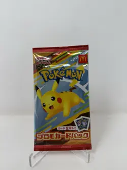 McDonald’s Pikachu Japanese Pokemon Sealed Promo Pack 020/M-P 2025 Us Seller - Image 1