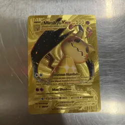 Pokemon Mimikyu VMAX 069/172 Gold Foil Fan Art - Image 1