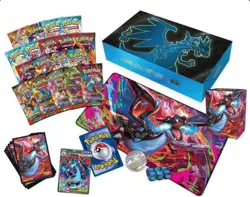 Presale UPC * Phantasmal Flames Mega Charizard X EX Pokemon TCG Box - Image 2