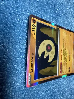 Pokemon TCG Lunatone Black Star Promo 004 NM Mega Evolution Stamped - Image 5