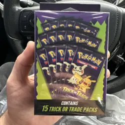 Pokemon Trick or Trade Booster Pack Set - 15 Packs 2025 - Image 1