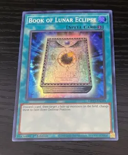 ( BOOK OF LUNAR ECLIPSE ) Super - MP22-EN099 - 1st (NM-) Yu-Gi-Oh 2022 Mega Tin - Image 1