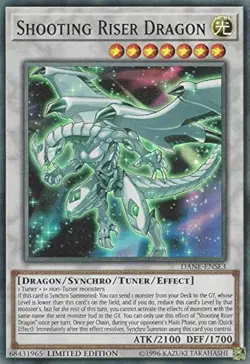 Shooting Riser Dragon Yu-Gi-Oh! DANE-ENSE3 Super Rare - Image 1