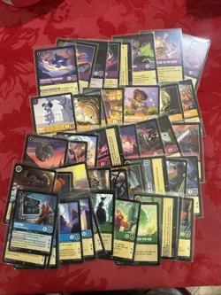 Lorcana Rare/Super Rare Lot 50+ Cards (Sets 1-5) - All Mint and in Photos - Image 1