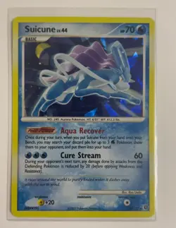 Suicune 19/132 Holo Secret Wonders NM - Legendary Pokemon Card (D & P 2007) - Image 1