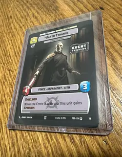 Darth Tyranus: Event Exclusive | Star Wars Unlimited | 2025 Promo Card - Image 1