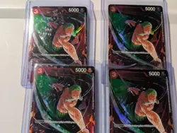 Roronoa Zoro Gift Collection 2023 ST01-013 SR Near Mint SR -x4 Cards - Image 2