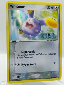 Whismur 69/100 EX Crystal Guardians Reverse Holo Stamped Pokemon TCG Card LP - Image 2