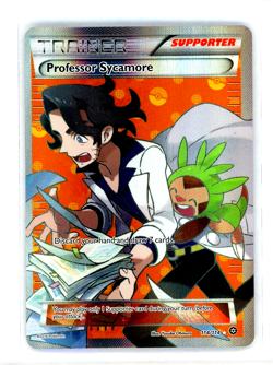 Professor Sycamore Steam Siege Full Art Ultra Rare Card Pokemon TCG 114/114 NM - Image 1