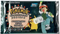 Pokemon Topps Trading Cards Series 3 TV Animation Edition factory sealed pack - Image 1