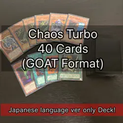 Chaos Turbo Retro (Goat Format) Japanese only Deck Yu-Gi-Oh card fym0-10 - Image 1